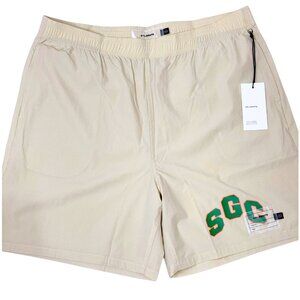 STUDENTS GOLF SGC Logo Shorts | Beige Cream | Sizes L & XXL | NWT